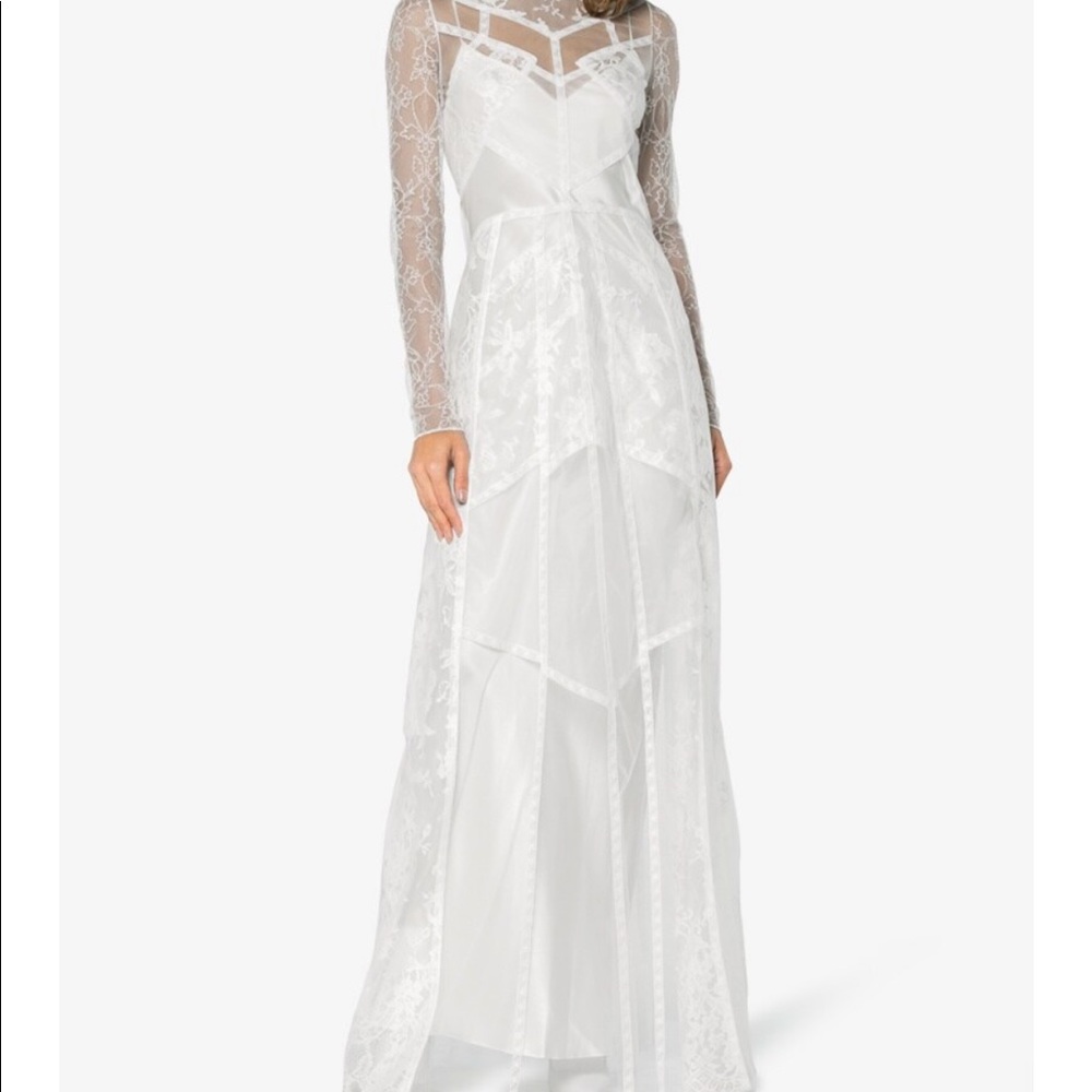 White Lace Givenchy Dress